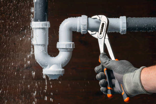 Professional Plumbing technician working in Java, VA